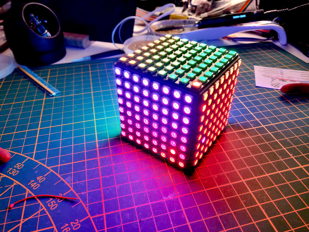 3D Cube LED 8x8x6