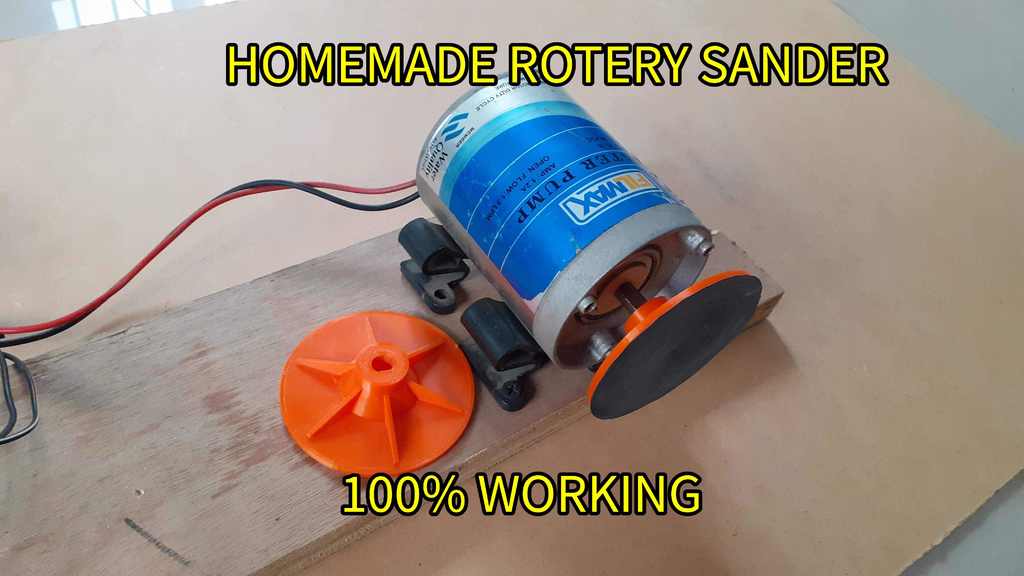 DIY ROTARY SANDER 