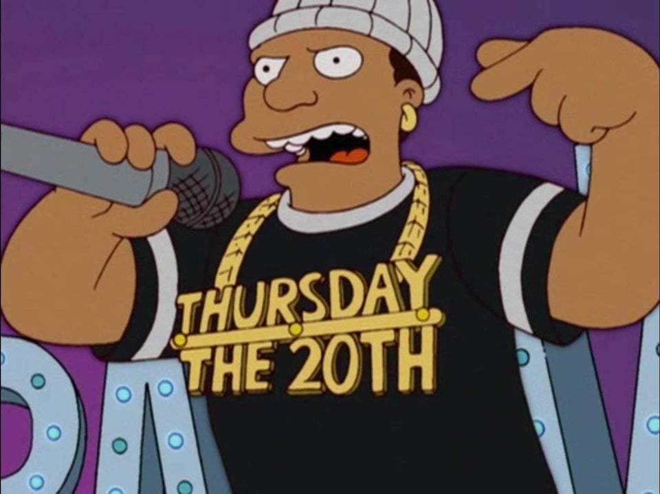 Simpsons Thursday the 20th medallion