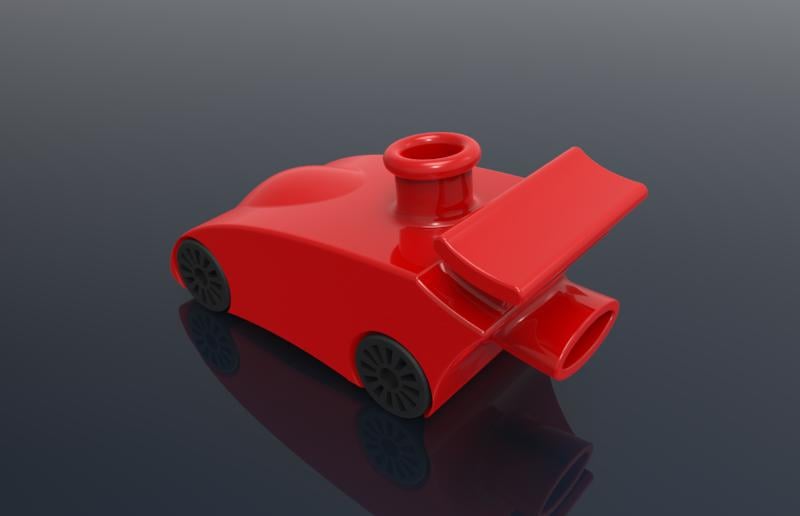 Balloon driven car