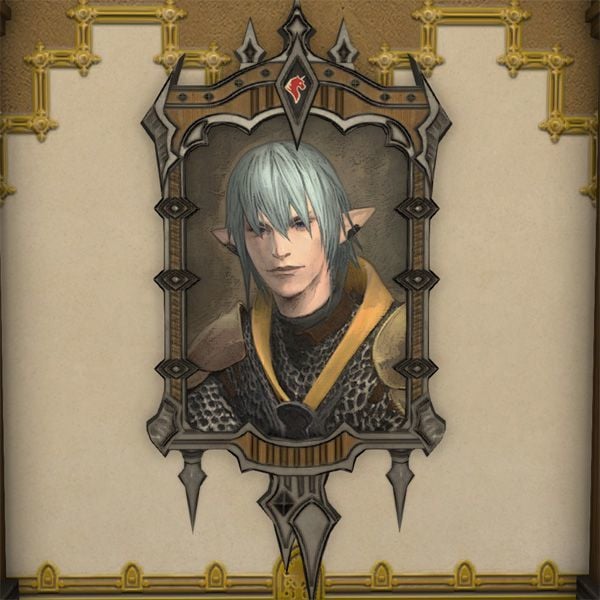 A Knight to Remember -  photo frame from FFXIV