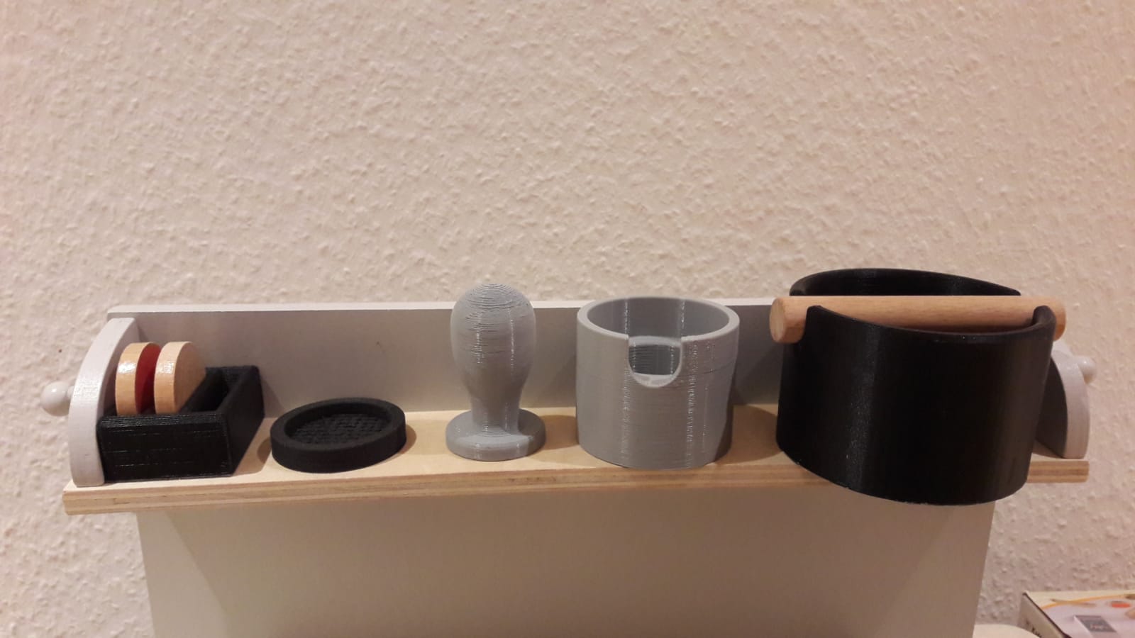 Barista Set for wood coffe machine