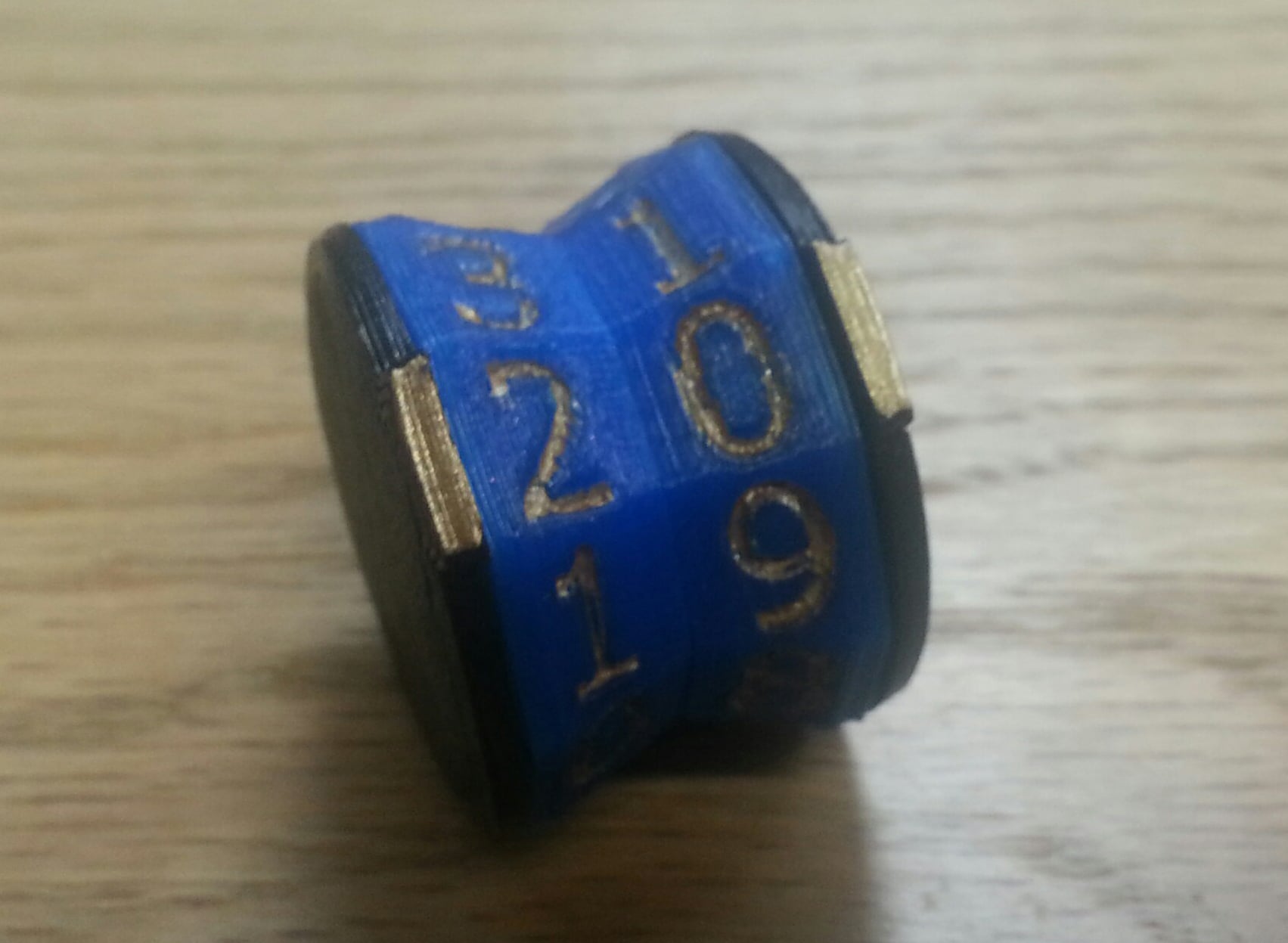 Spinning Life Counter with Numbers