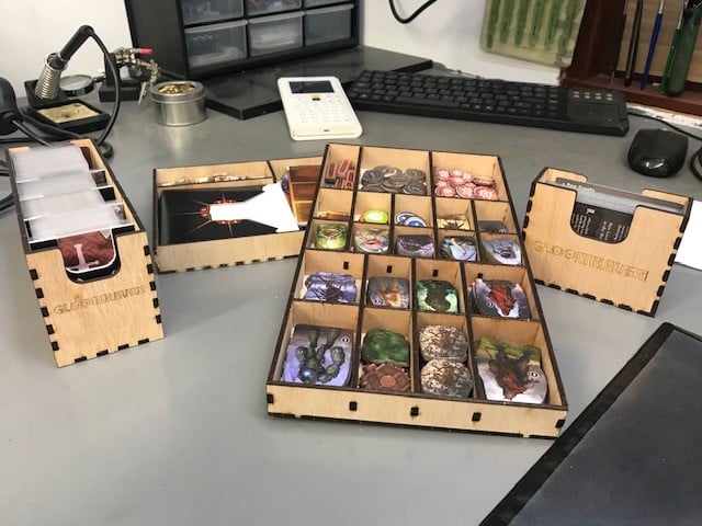Gloomhaven  -  Jaws of the Lion insert - laser cut