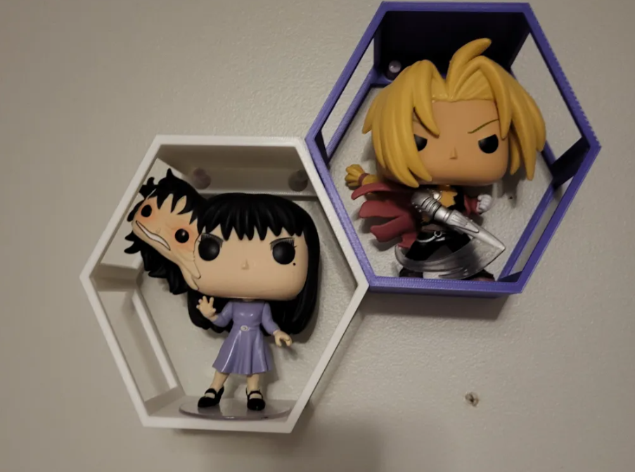 Funk Pop Hexagon Wall Shelf
