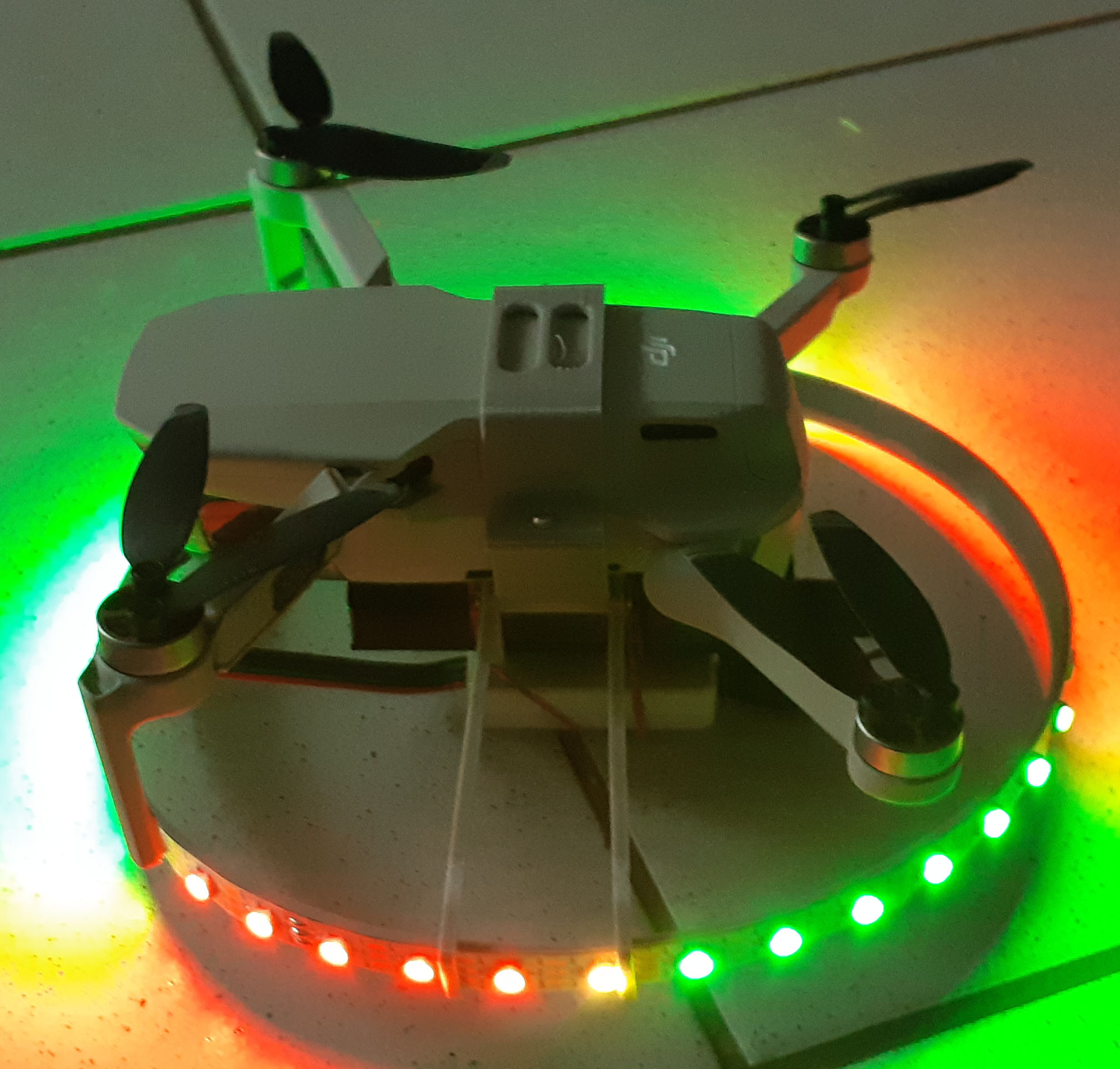 Mavic Mini Ring-Light-Setup