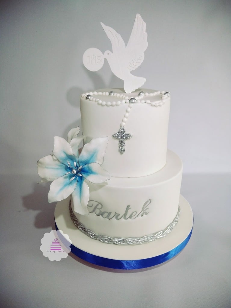 dove wafer cake topper first communion