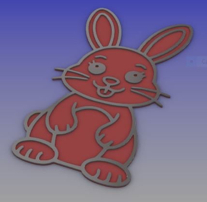 Eastern Flat bunny 2 colors