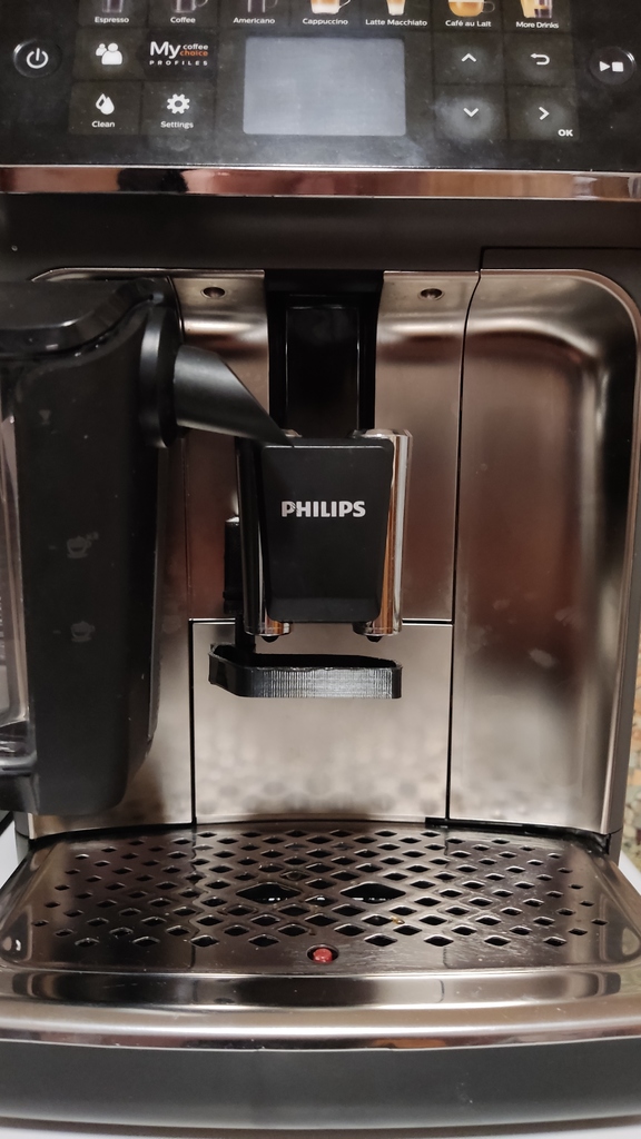Water drain from the spout for the Philips 5400 coffee machine