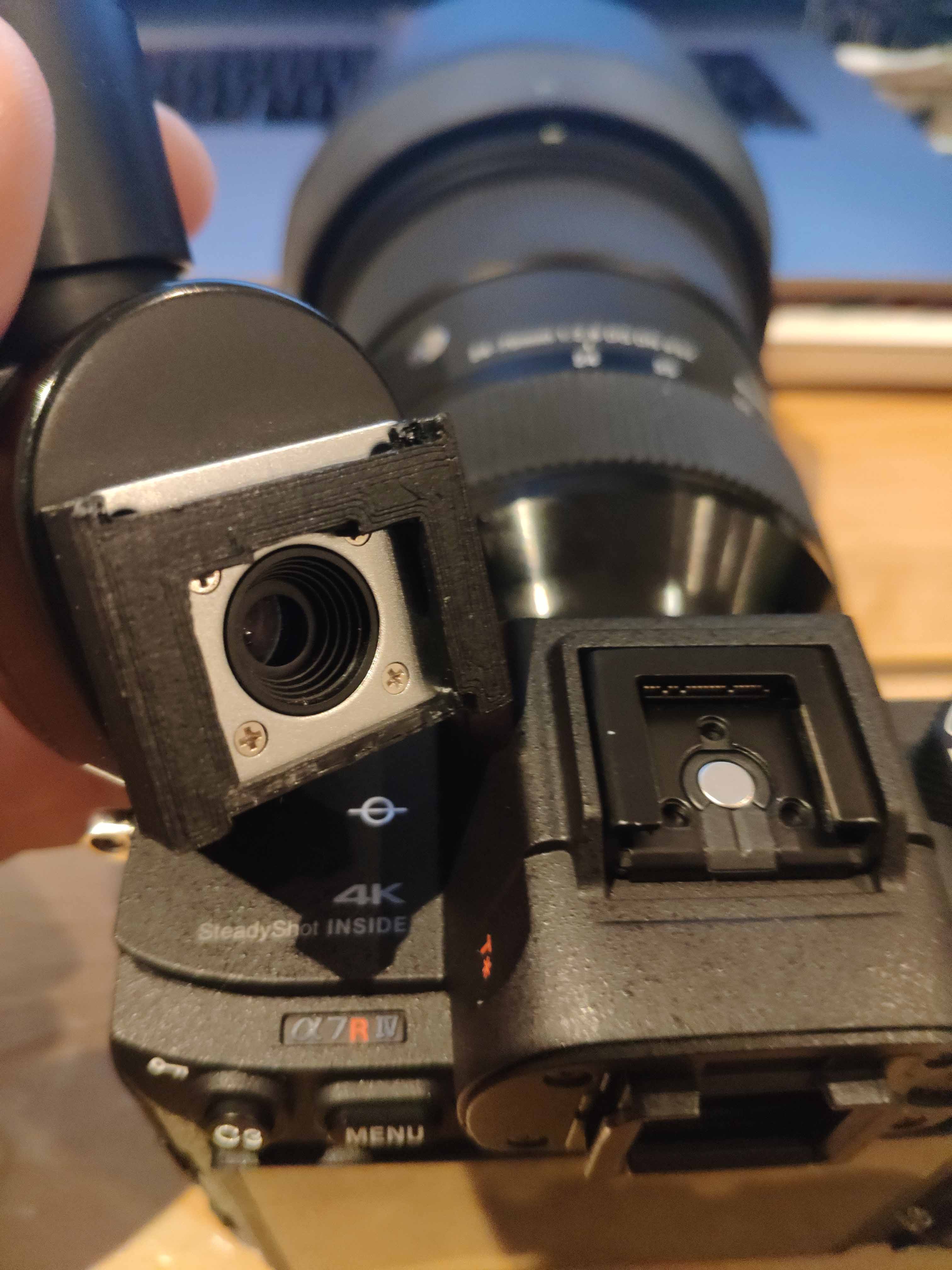 Sony to Canon Eye Cup viewfinder mount