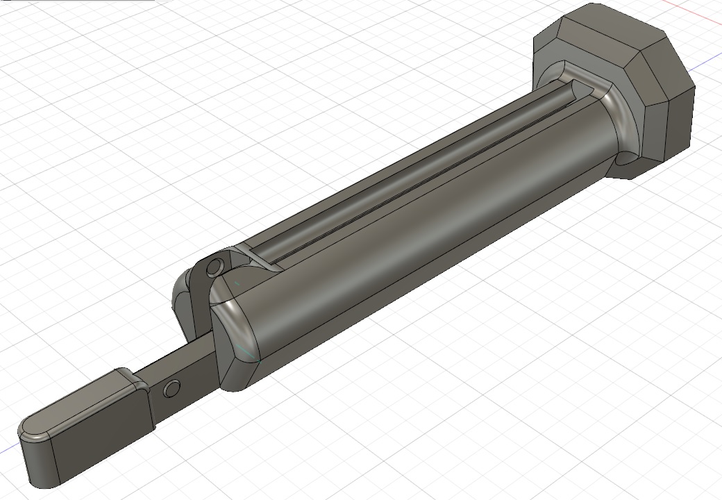 V2 Thread on Spoolholder with print in place locking latch for Creality CR 10, Ender 2 & 3 etc.