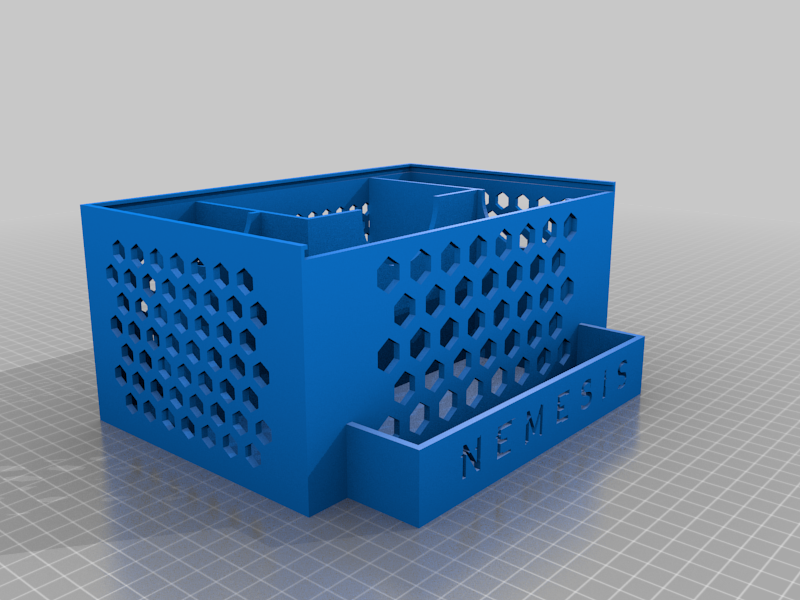 Nemesis 3D printed parts organiser