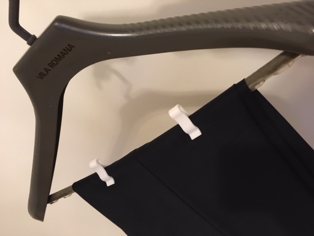 Pant-clip for coat hanger