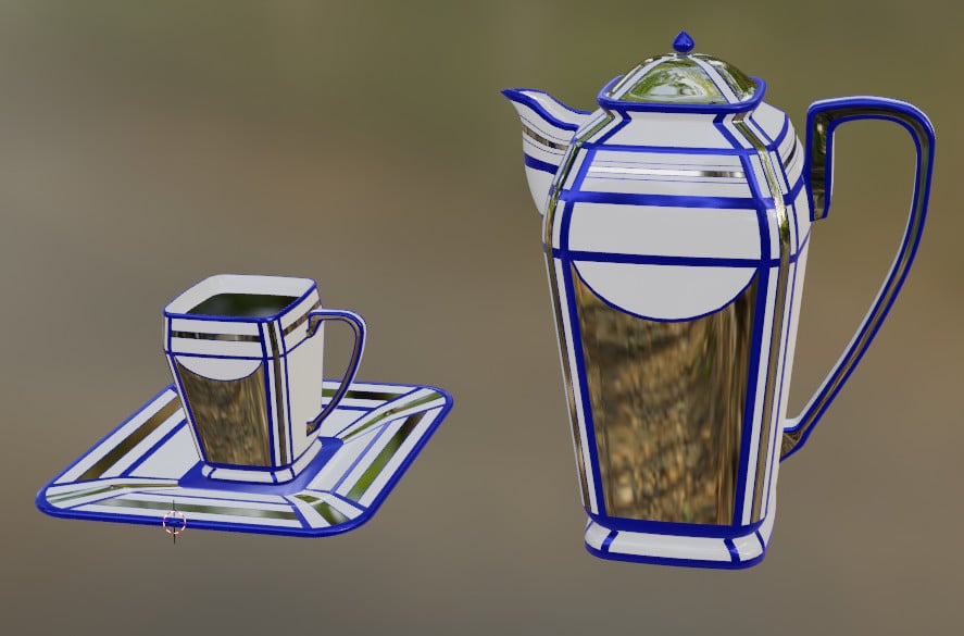 Art Deco Tea Set