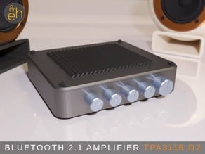 Bluetooth 2.1 Amplifier 2x50W+100W TPA3116D2