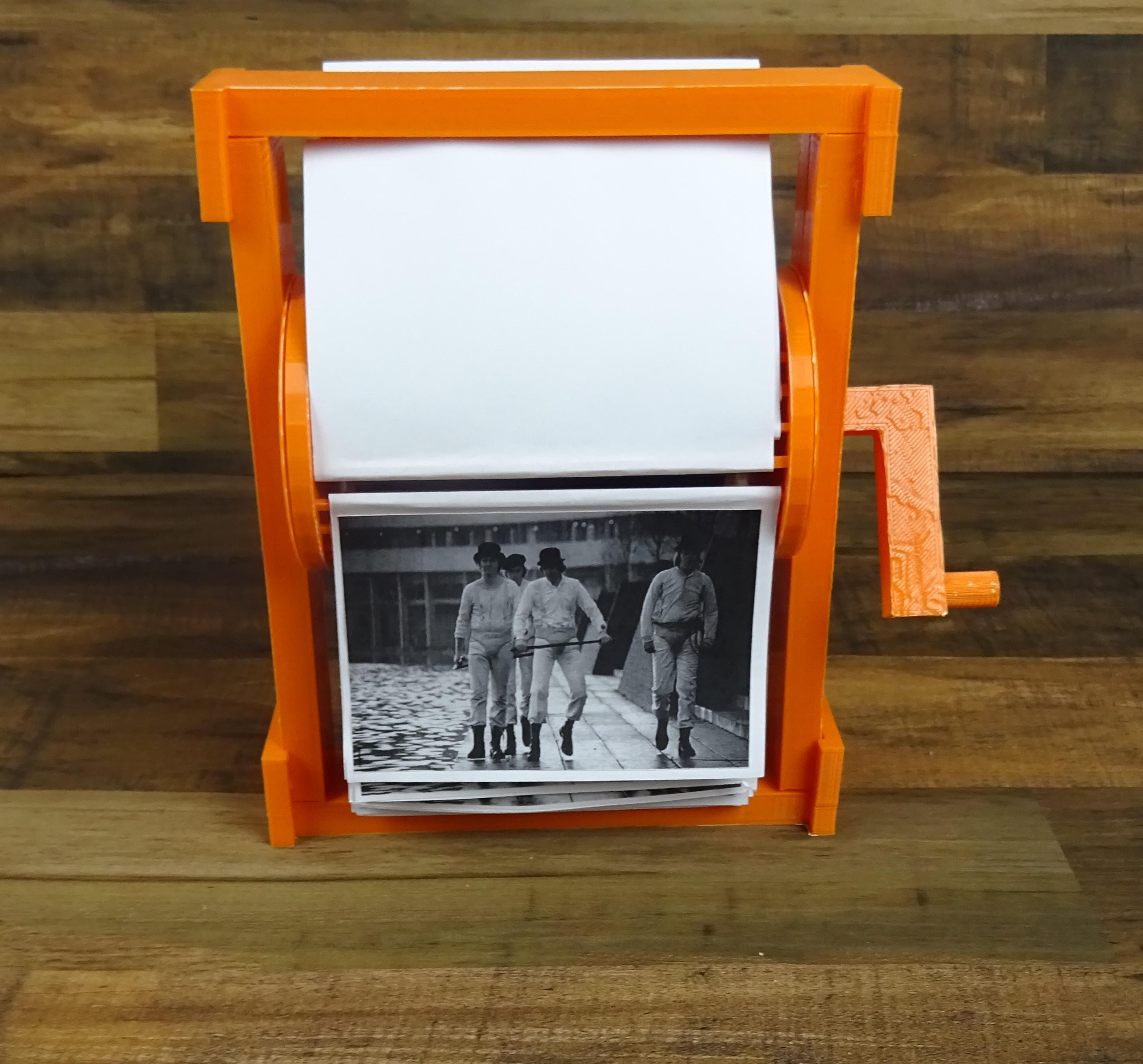 3D Printed Flip Book Machine