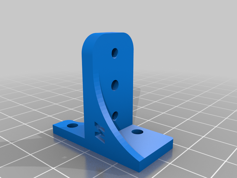 Ender 3 V2 bl-touch mount with screw threads