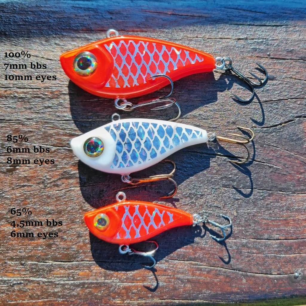 Lipless Crankbait Fishing Lure (easy print and build)
