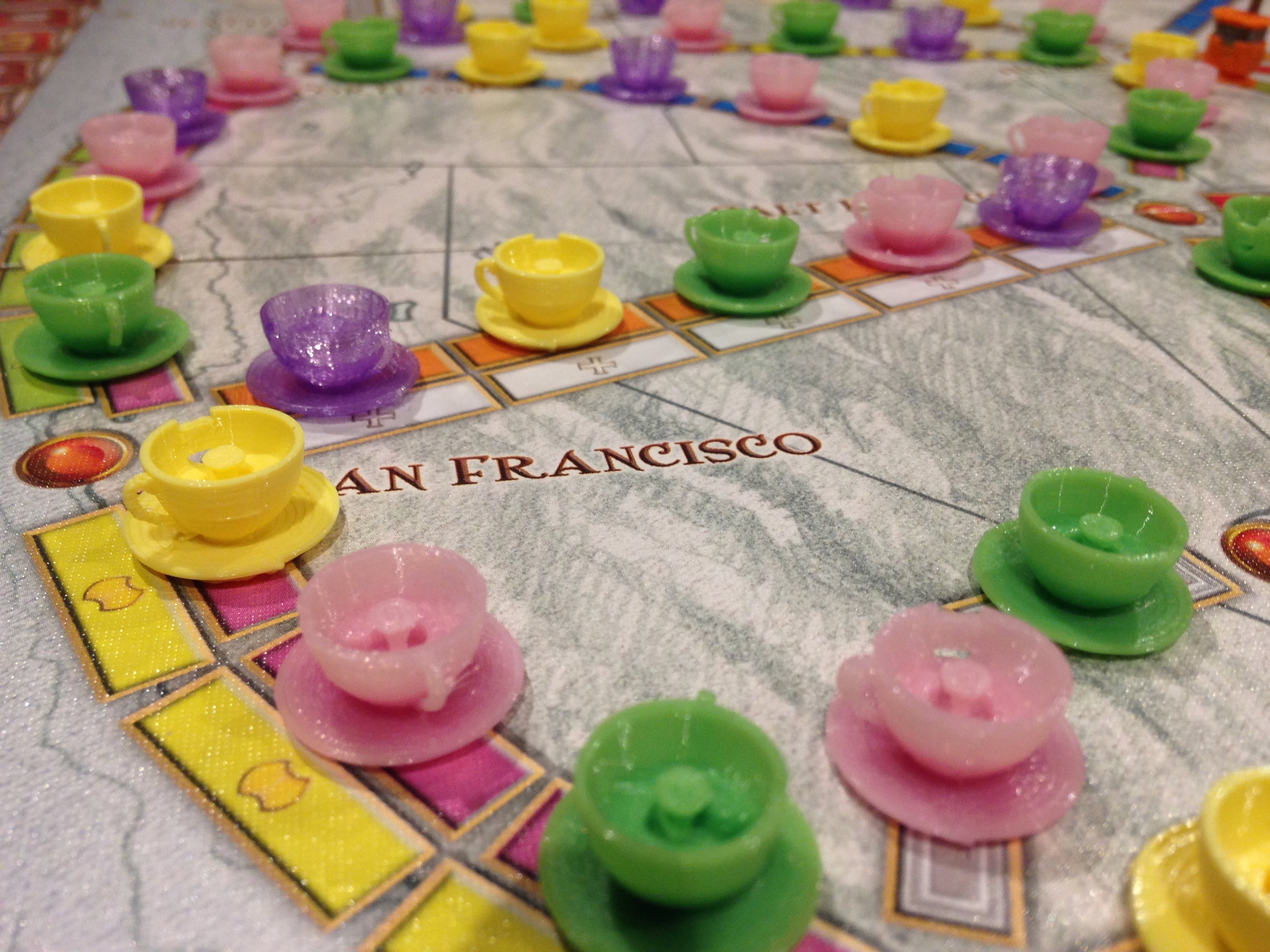 TTR Teacup Ride Playing Pieces