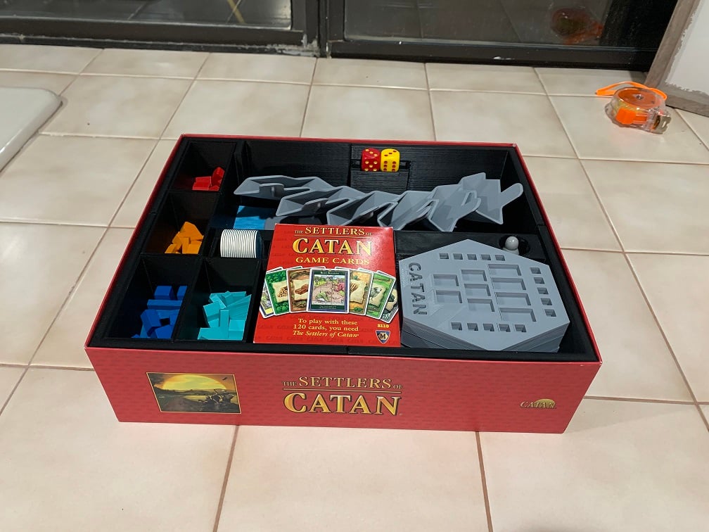 Settlers of Catan Box Insert (Fourth Edition, 2007 - 2015)