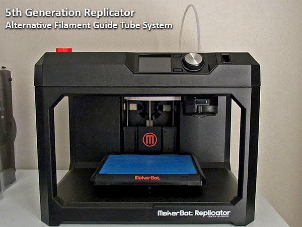 5th Generation Replicator - Filament feed system for reduced feeding resistance