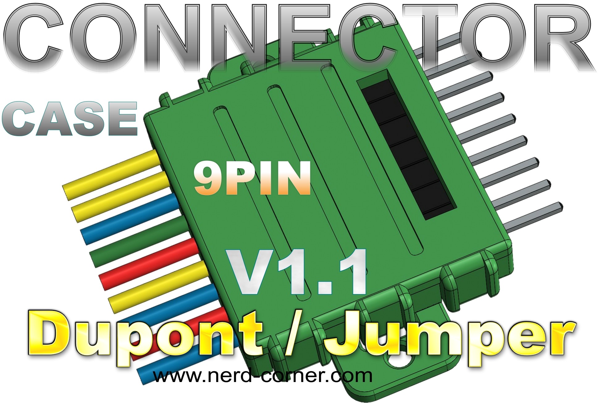 Connector case 9PIN Dupont / Jumperwire V1.1