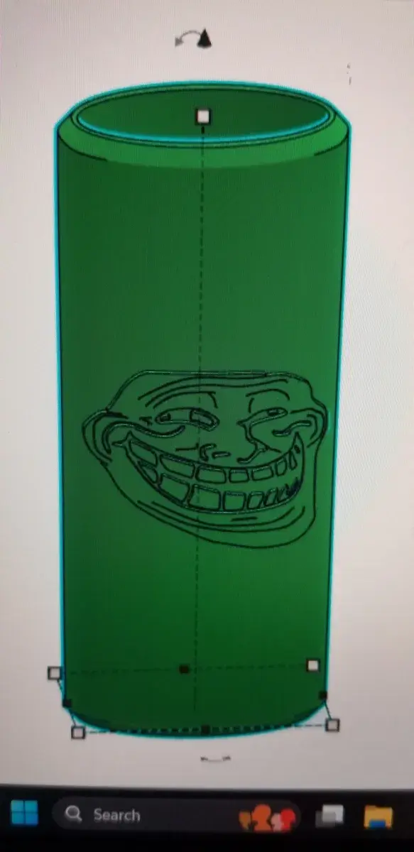 Bic lighter case Troll Face