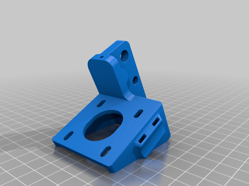direct drivinator for mk8 dual extruder and bltouch easier print for thin pancake stepper motor