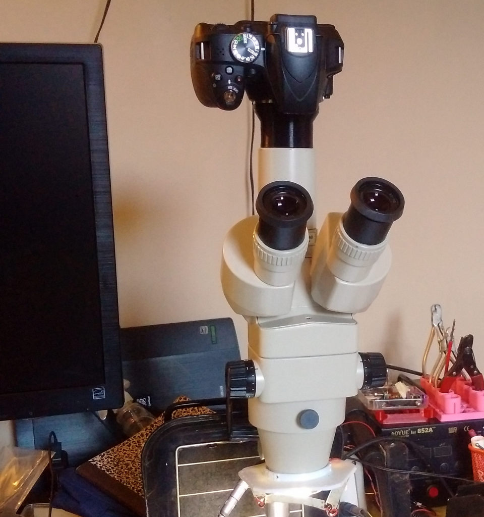 Nikon DSLR Camera to microscope ISO photo tube adapter.