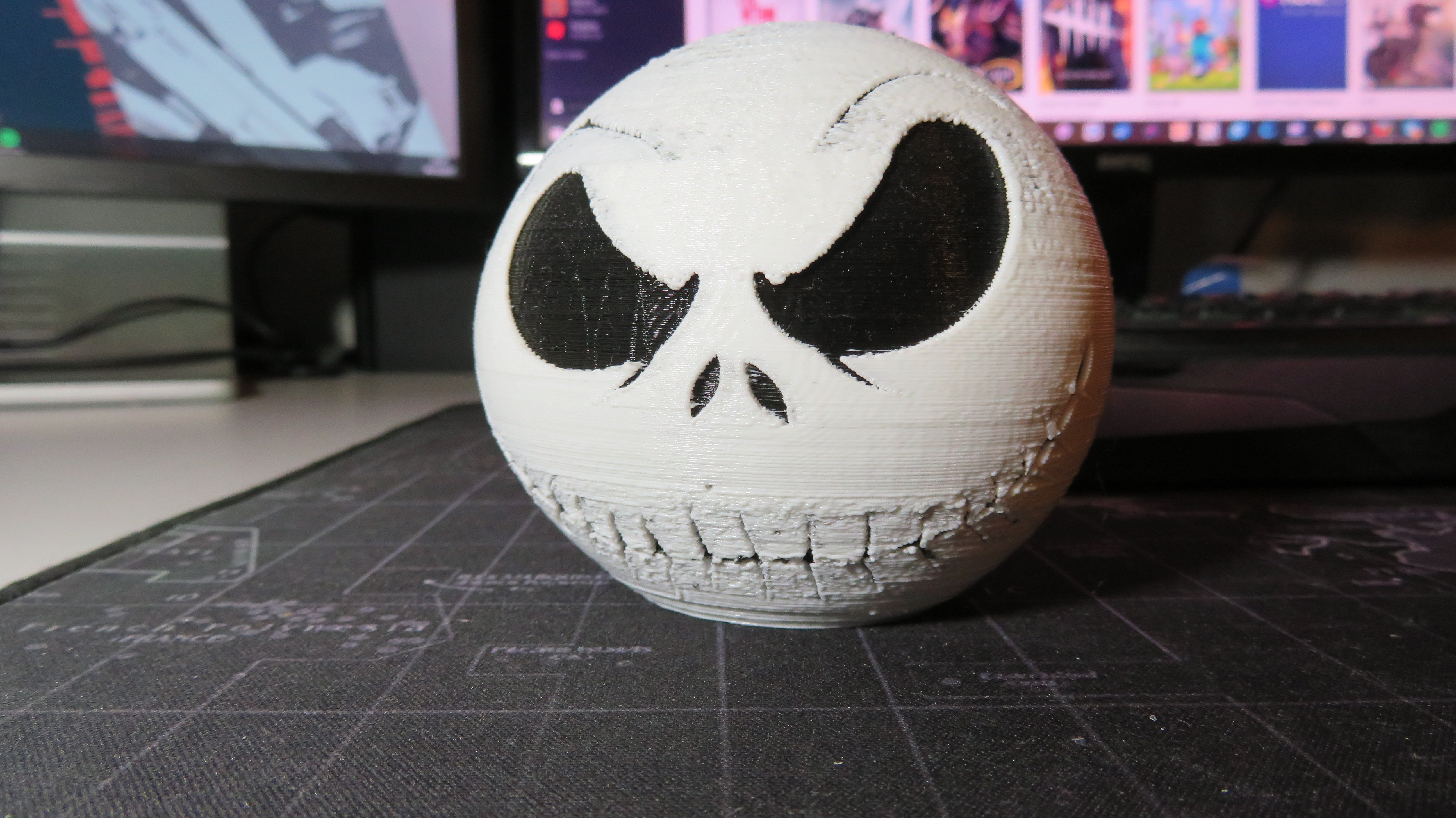 Jack Skellington Bust Dual Extrusion