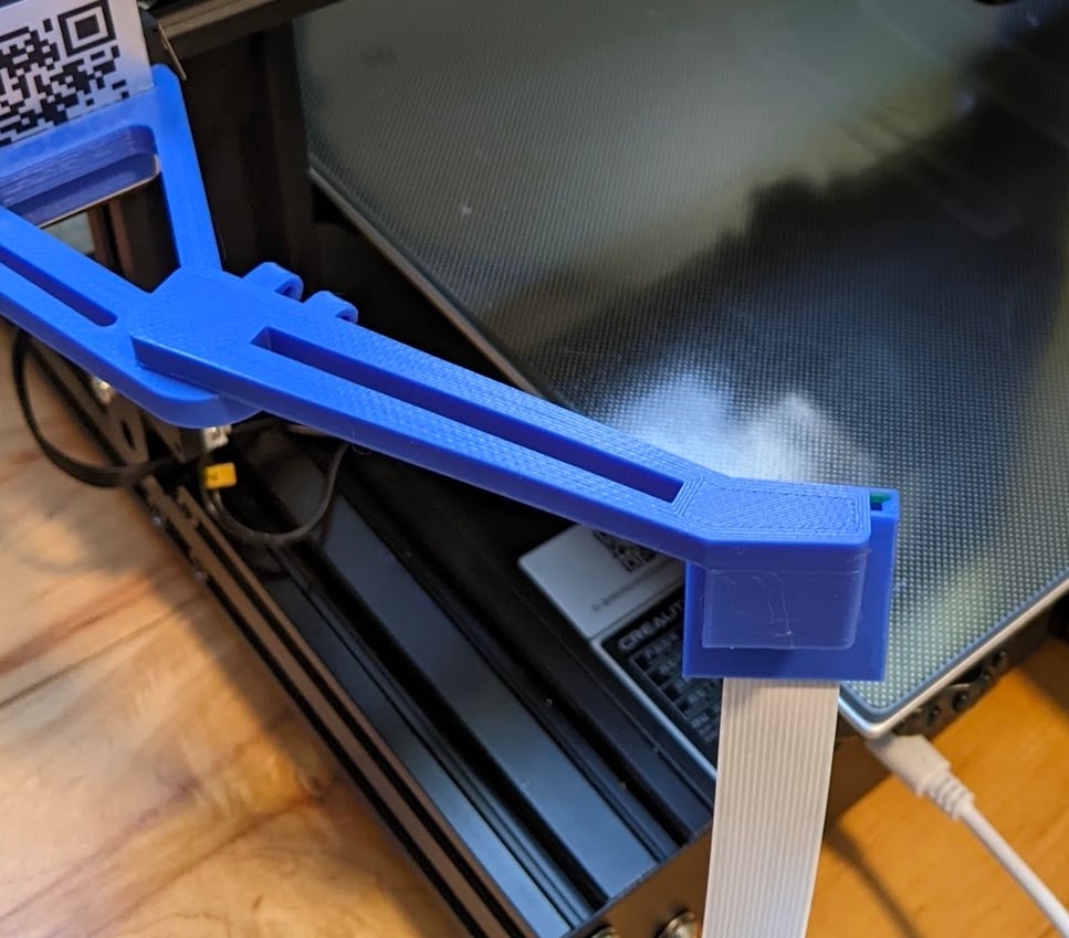 Extension arm for ender 3 picam mount, lower and angled