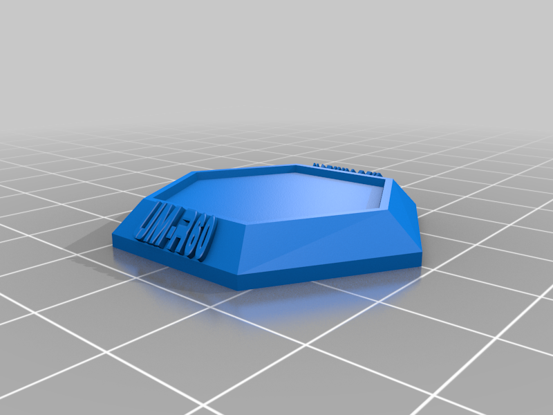 Named 32mm Battletech bases (FDM)