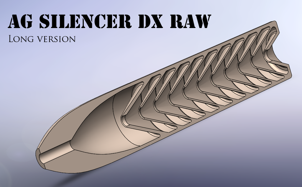 Airgun Silencer DX Raw