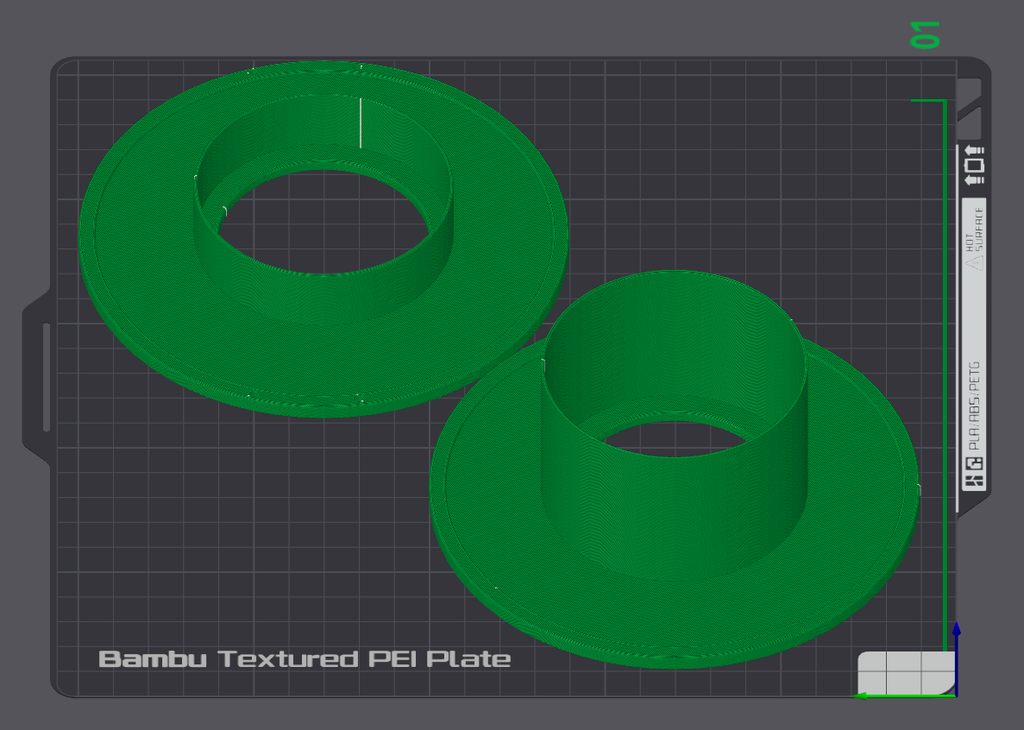 Mini spool (Compatible wide enough for Bambu AMS provided you use a riser at the back