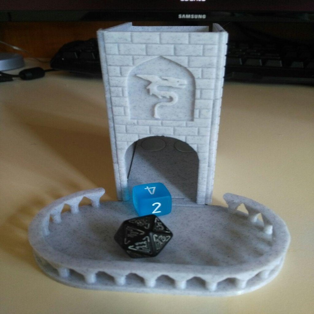 Small Foldable Dice Tower