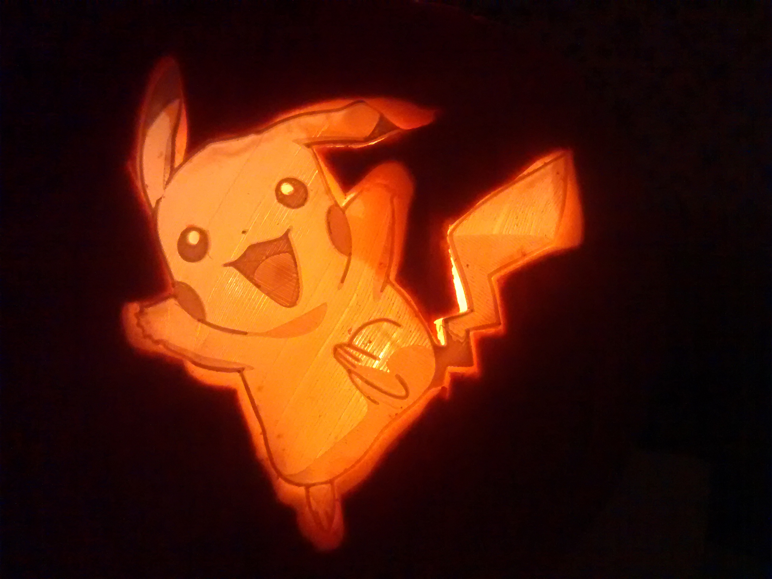 Pikachu Lithophane