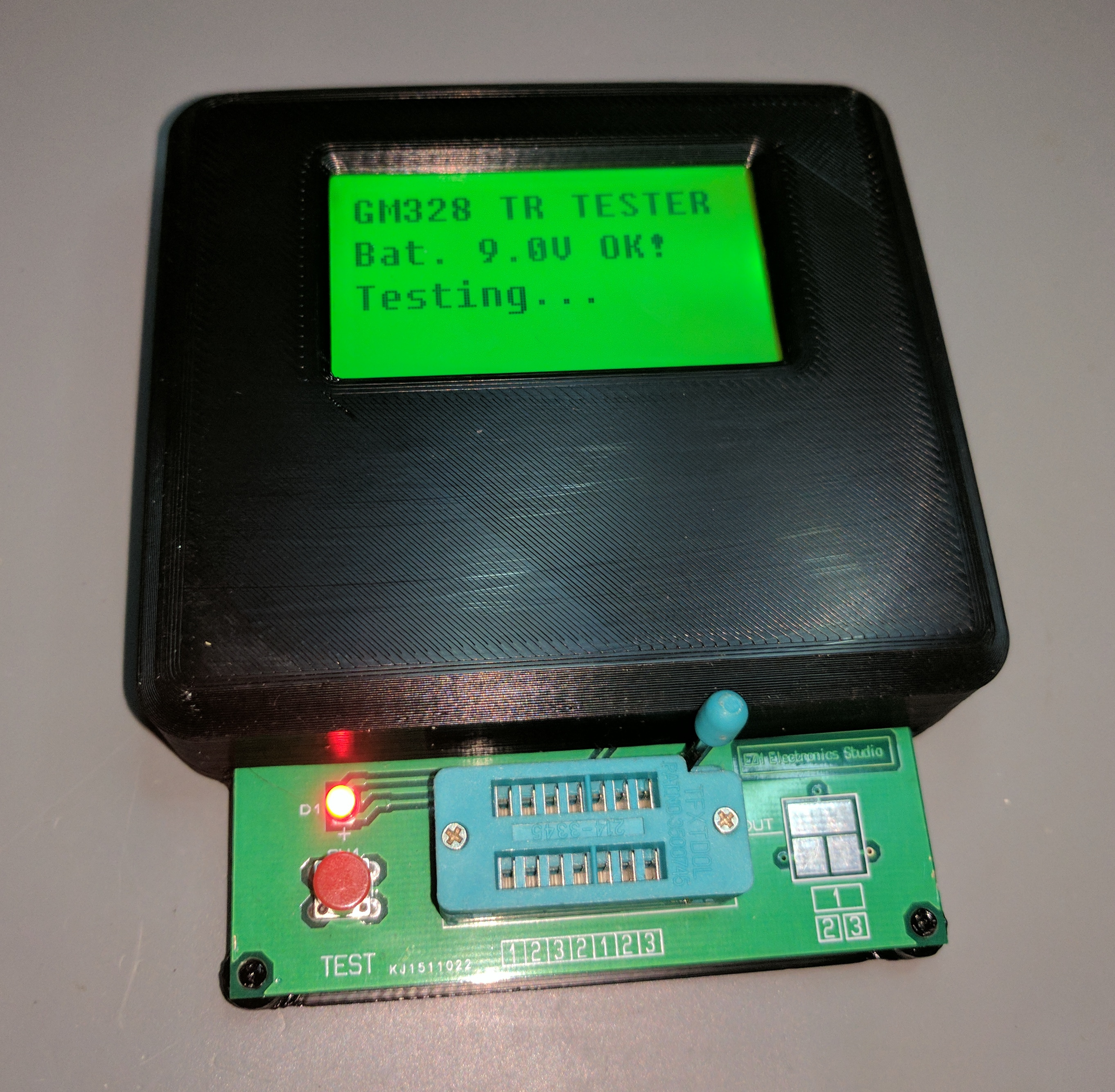 EZM M328 component tester case