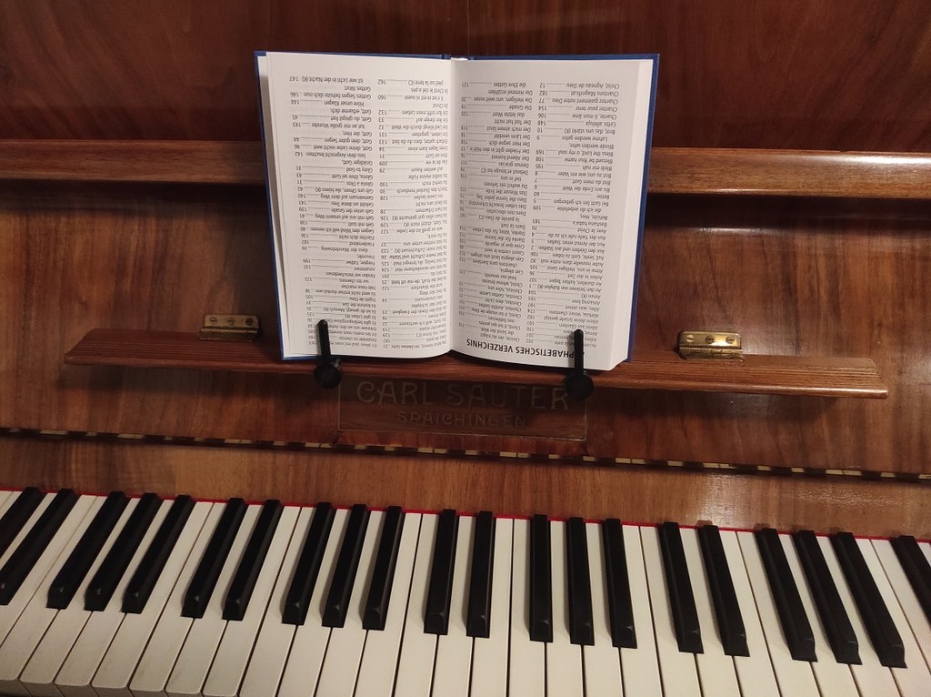 Clip for Piano Music Shelf to keep Music Books open