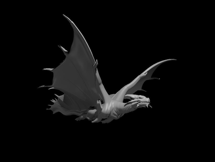 Image of Copper Dragon Flying