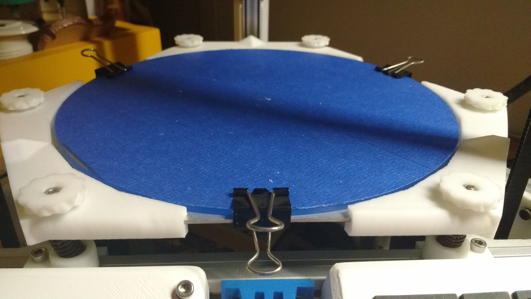 Base Kossel Hexagonal heat bed with 19 mm glass