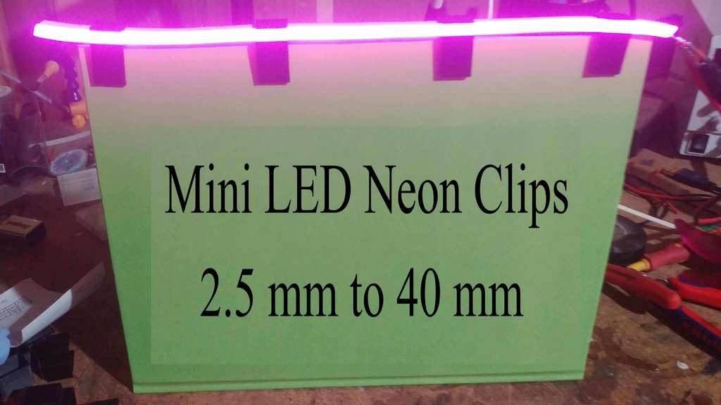 Mini LED Neon Mounting Clips