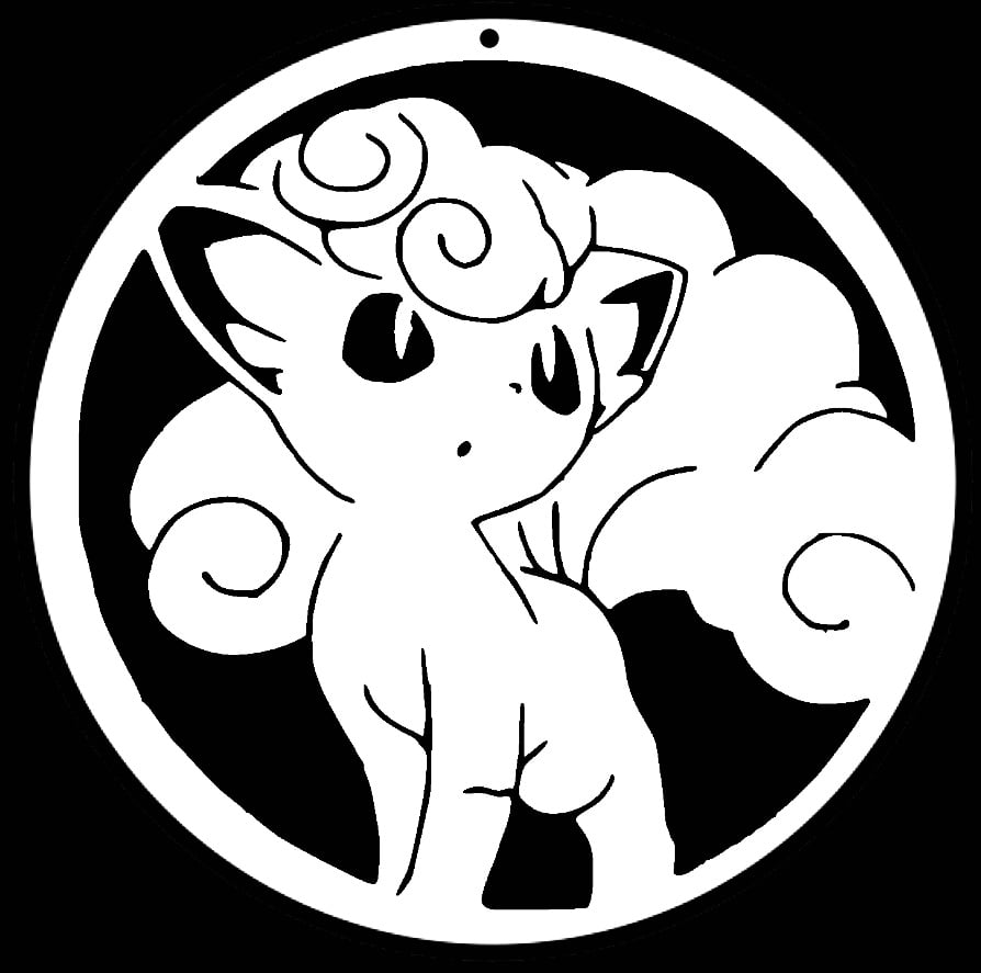 Alolan Vulpix Ornament + stencil