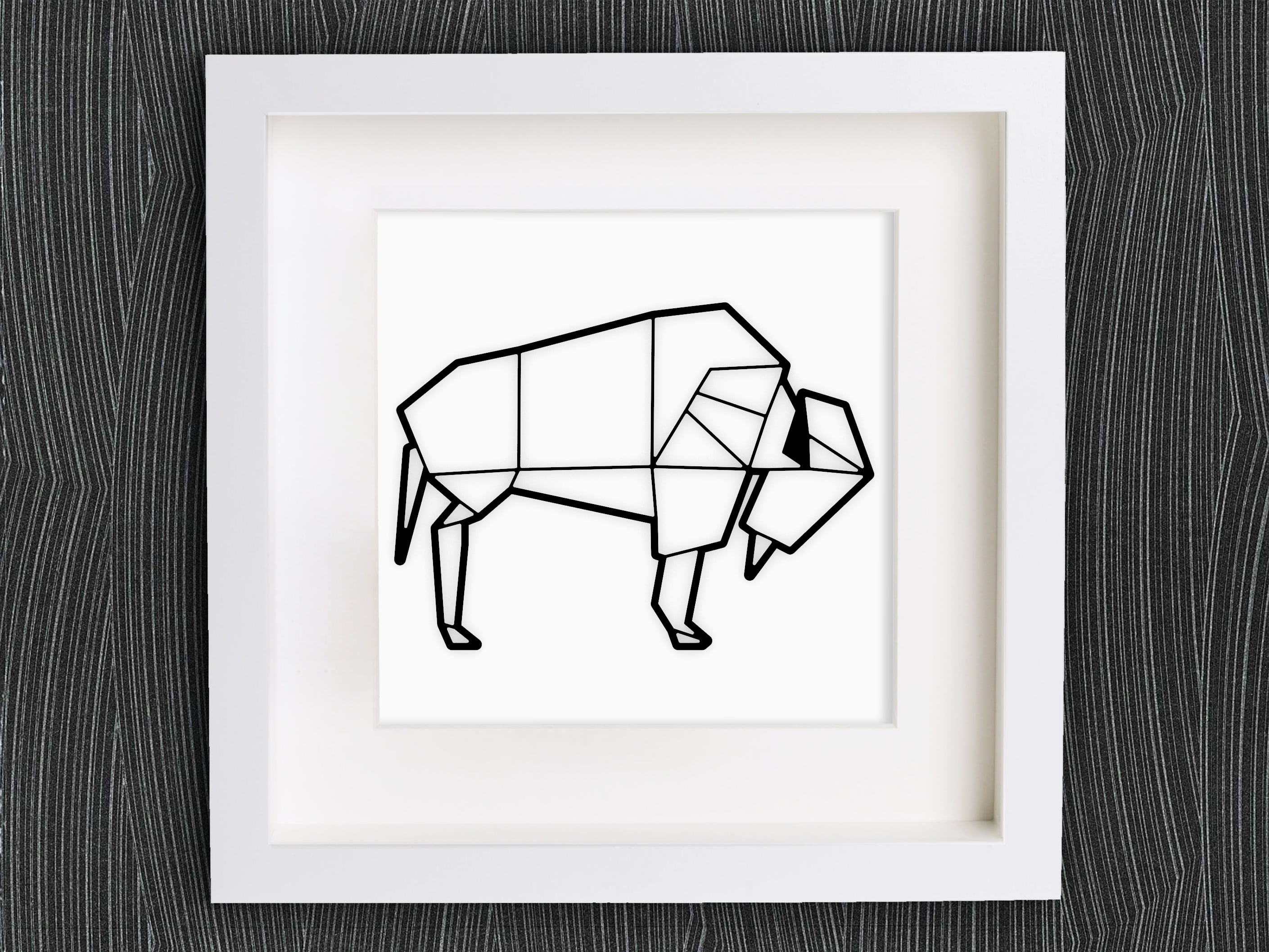 Customizable Origami Bison