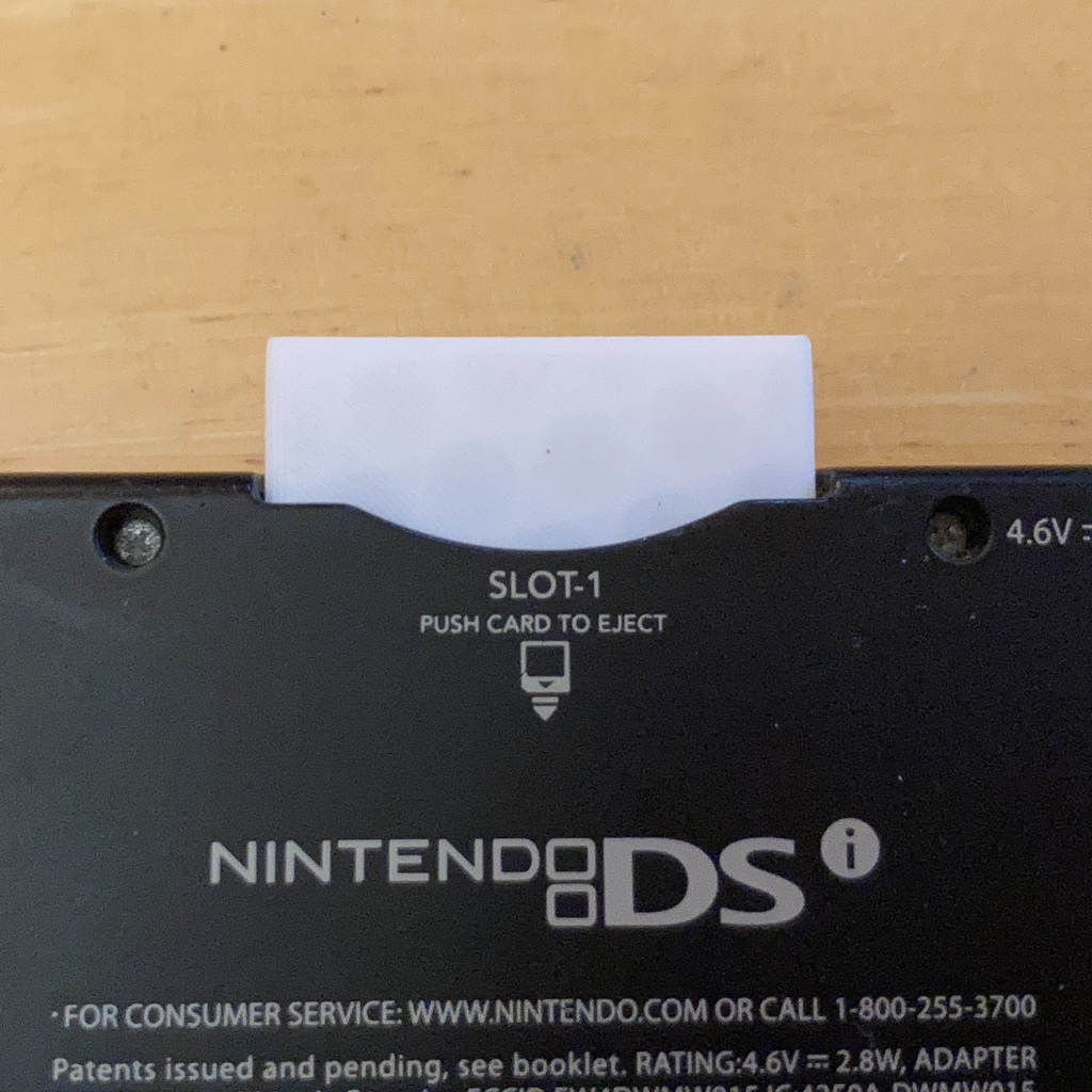 Nintendo DS Cart Dust Plug
