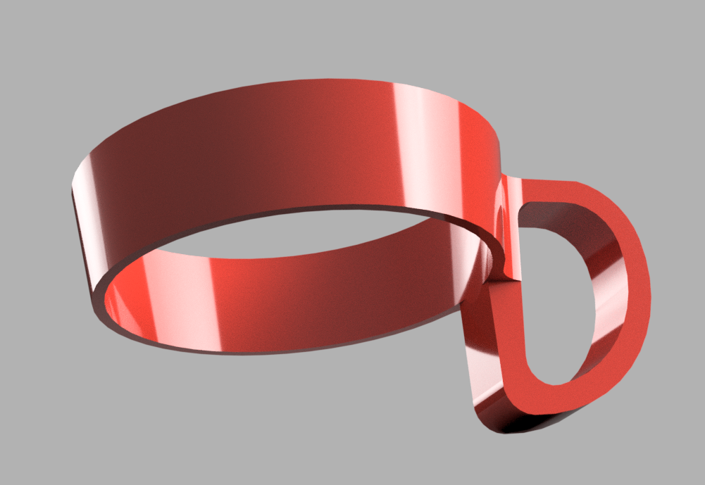 disposable cup handle