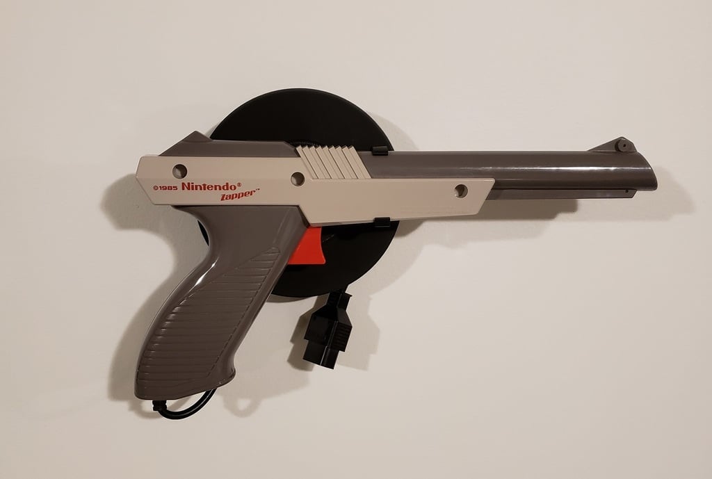 NES Zapper - Rotatable Lightgun Wall Mount