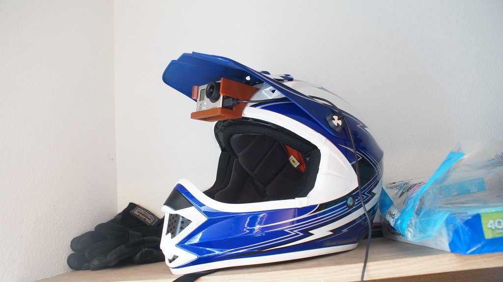 GoPro Hero3 UNder visor Helmet mount HJC dirt bike