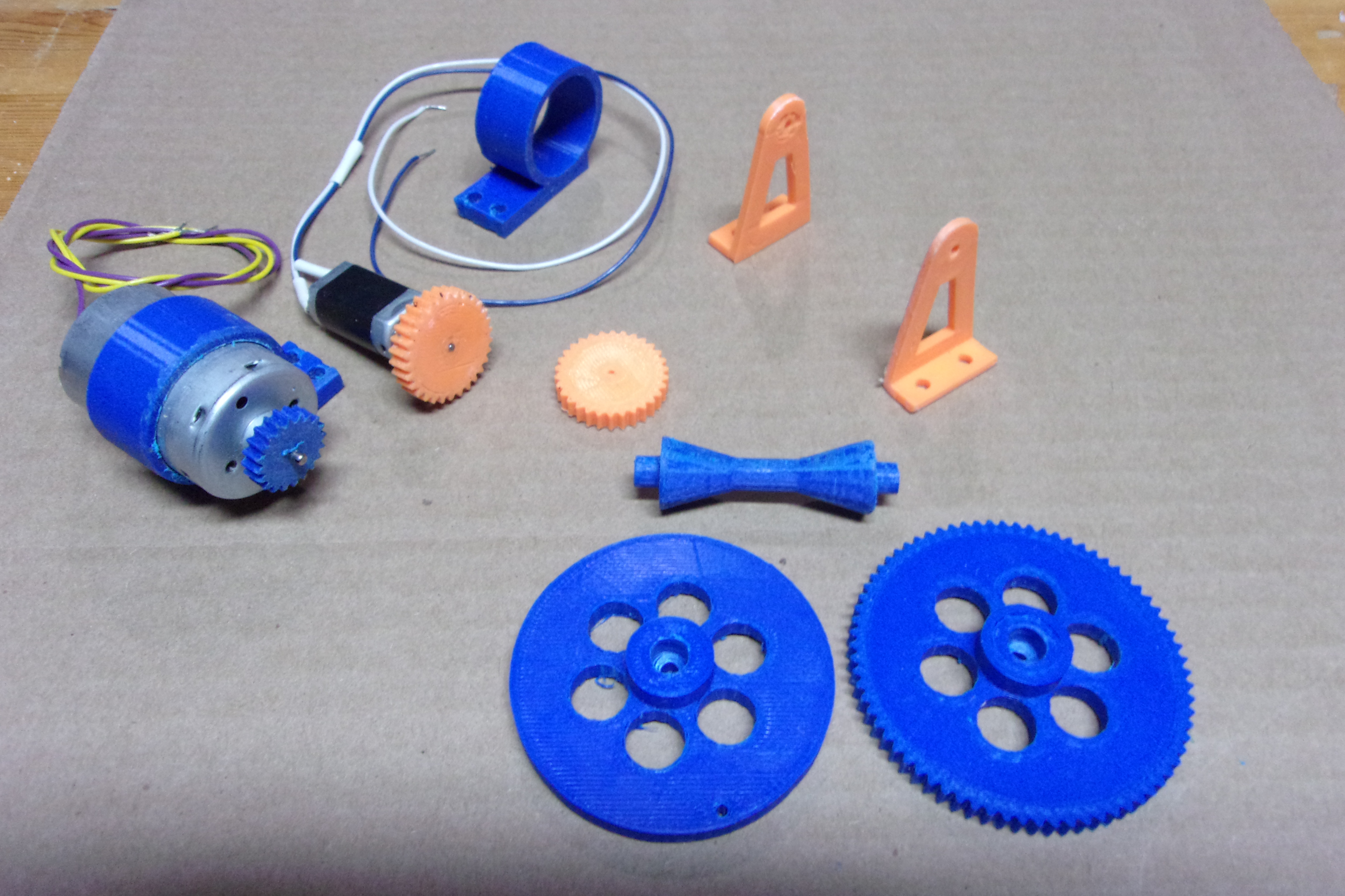Gears - Pully - Motor Mounts