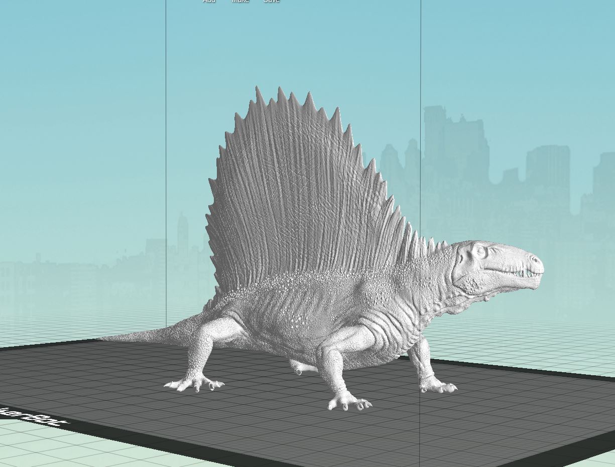 Image of Dimetrodon model