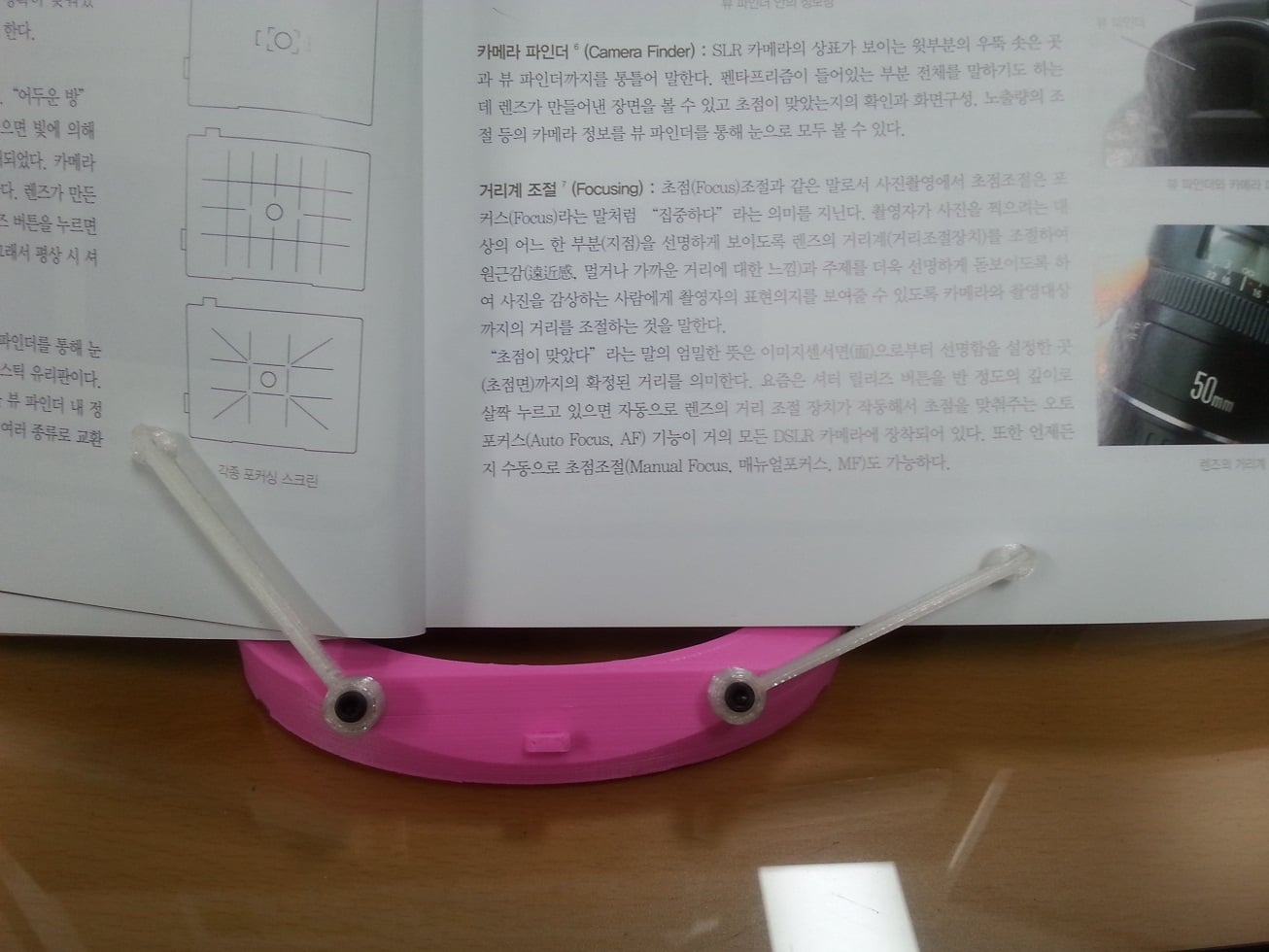 Bookstand ; Leaning against the wall Type